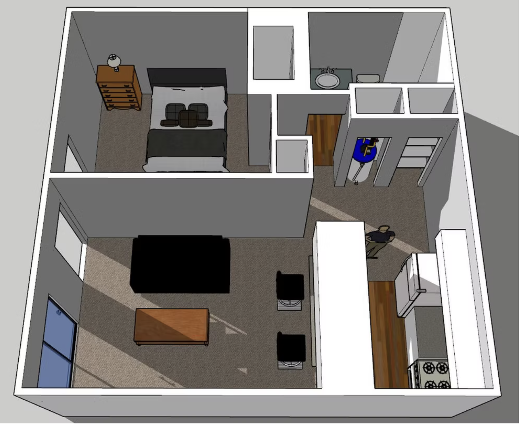 1 Bedroom Plan